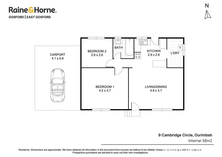 Floorplan of Homely house listing, 9 Cambridge Circle, Ourimbah NSW 2258