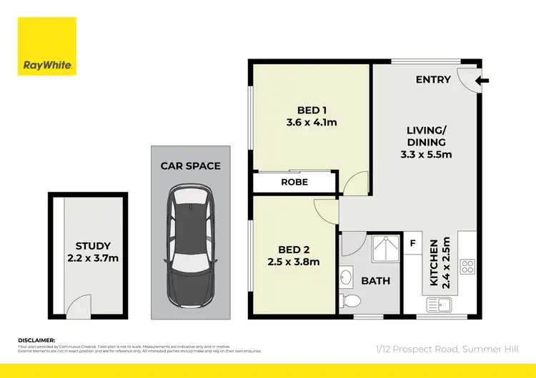 Floorplan of Homely apartment listing, 1/12 Prospect Road, Summer Hill NSW 2130
