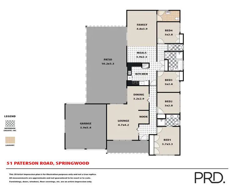 Floorplan of Homely house listing, 51 Paterson Road, Springwood NSW 2777