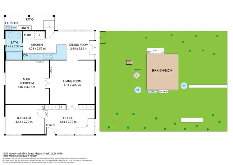 Floorplan of Homely house listing, 1989 Woodstock Giru Road, Majors Creek QLD 4816