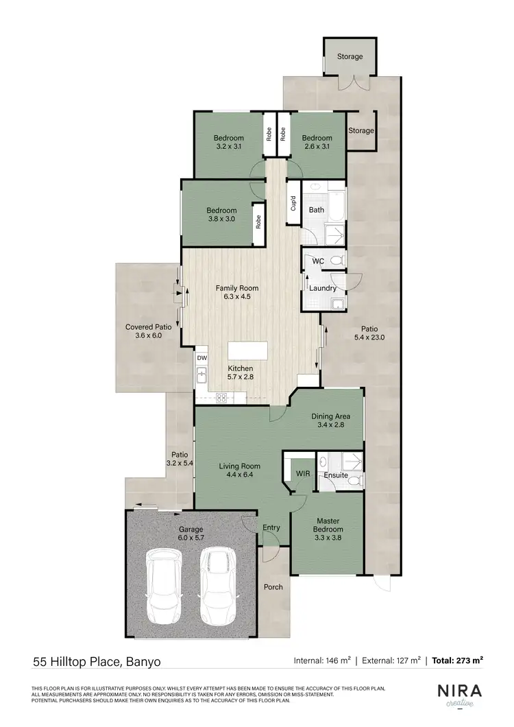 Floorplan of Homely house listing, 55 Hilltop Place, Banyo QLD 4014
