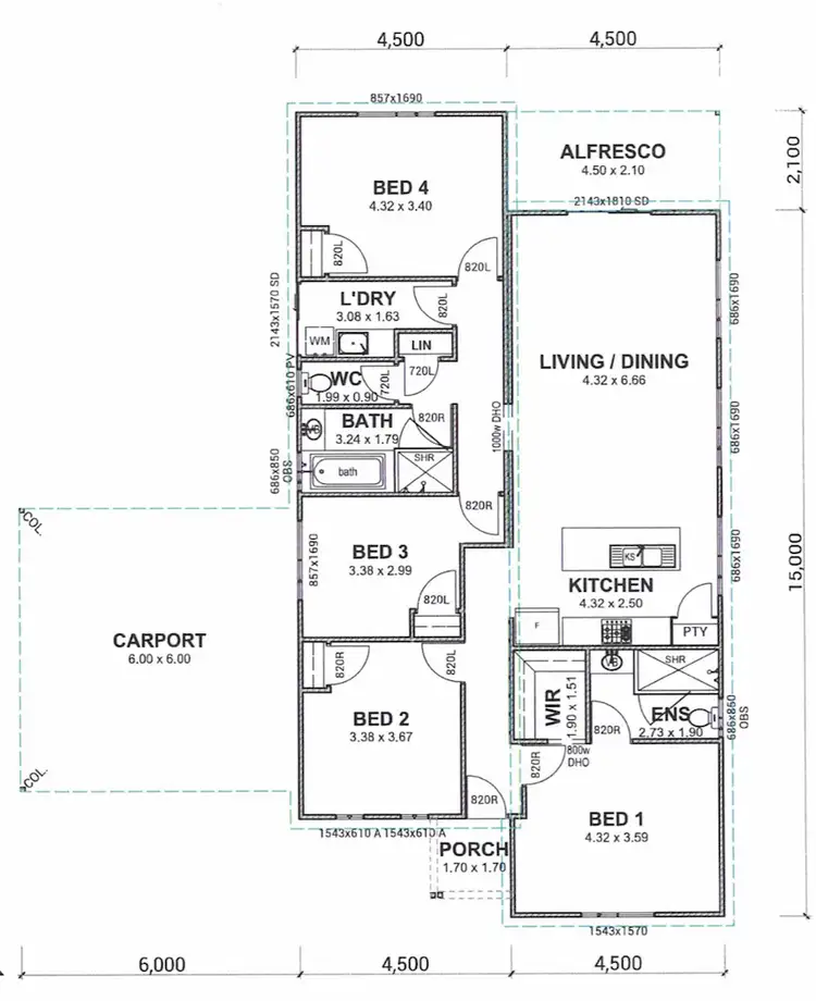 Floorplan of Homely house listing, Address available on request