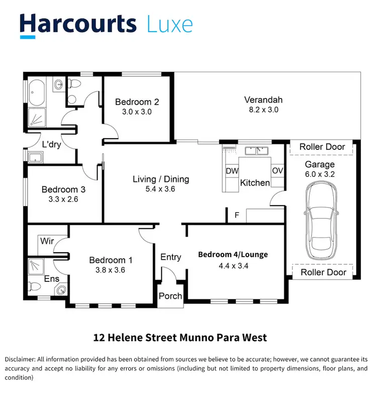 Floorplan of Homely house listing, 12 Helene Street, Munno Para West SA 5115