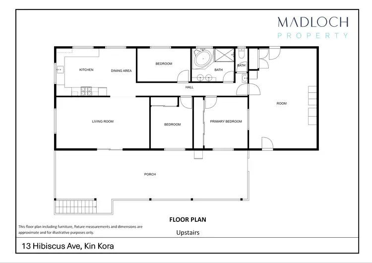 Floorplan of Homely house listing, 13 Hibiscus Avenue, Kin Kora QLD 4680
