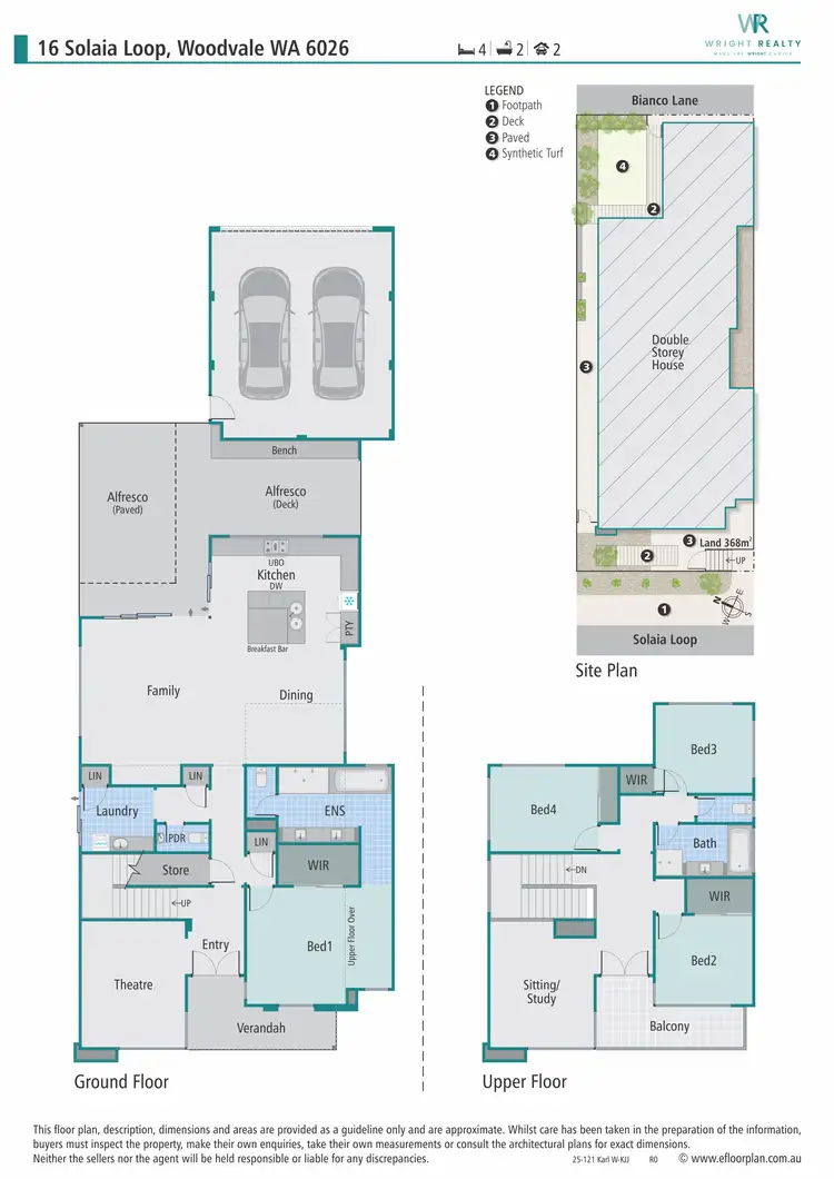 Floorplan of Homely house listing, 16 Solaia Loop, Woodvale WA 6026