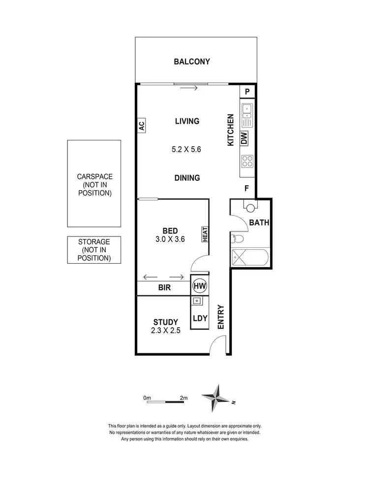 Floorplan of Homely apartment listing, 205/2A Montrose Place, Hawthorn East VIC 3123
