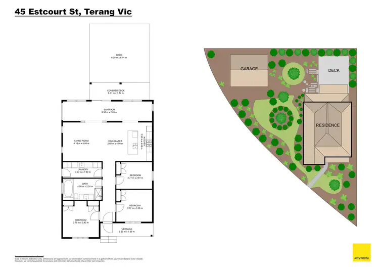 Floorplan of Homely house listing, 45 Estcourt Street, Terang VIC 3264