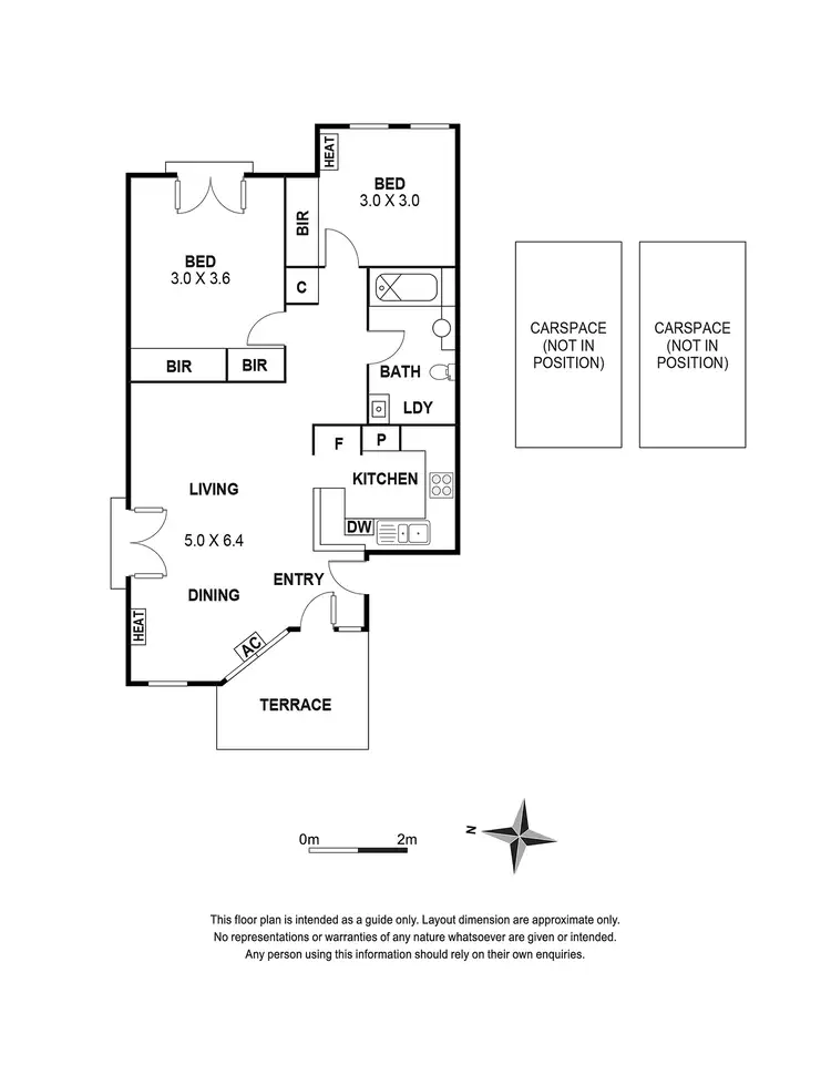 Floorplan of Homely apartment listing, 17/8-32 Howlett Street, Kensington VIC 3031