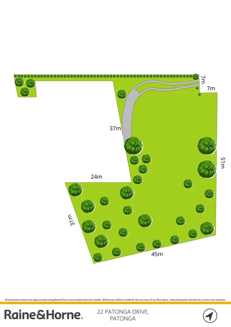 Floorplan of Homely land listing, 22 Patonga Drive, Patonga NSW 2256