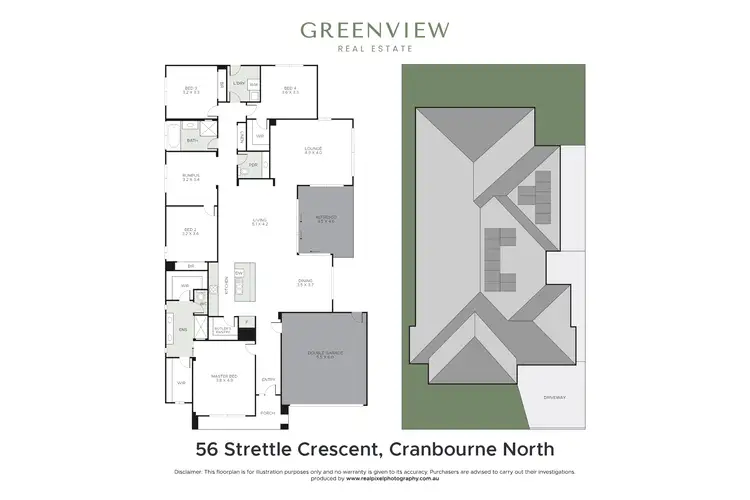 Floorplan of Homely house listing, 56 Strettle Crescent, Cranbourne North VIC 3977