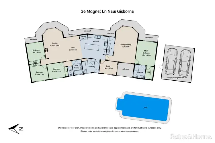 Floorplan of Homely house listing, 36 Magnet Lane, New Gisborne VIC 3438