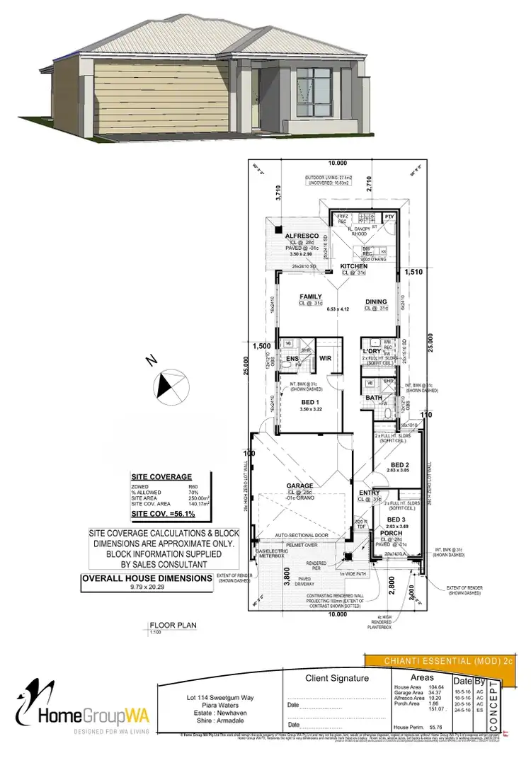 Floorplan of Homely house listing, 12 Sweetgum Way, Piara Waters WA 6112