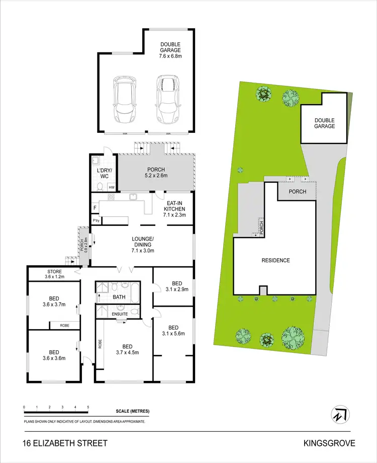 Floorplan of Homely house listing, 16 Elizabeth Street, Kingsgrove NSW 2208