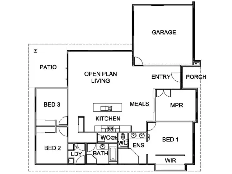 Floorplan of Homely house listing, 90 North Ridge Drive, Calliope QLD 4680