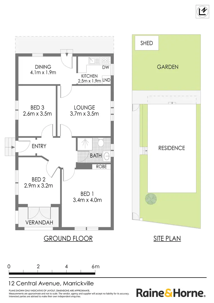 Floorplan of Homely house listing, 12 Central Avenue, Marrickville NSW 2204