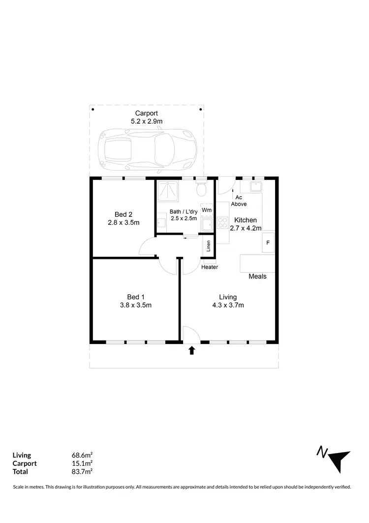 Floorplan of Homely unit listing, 9/2 Maple Avenue, Klemzig SA 5087