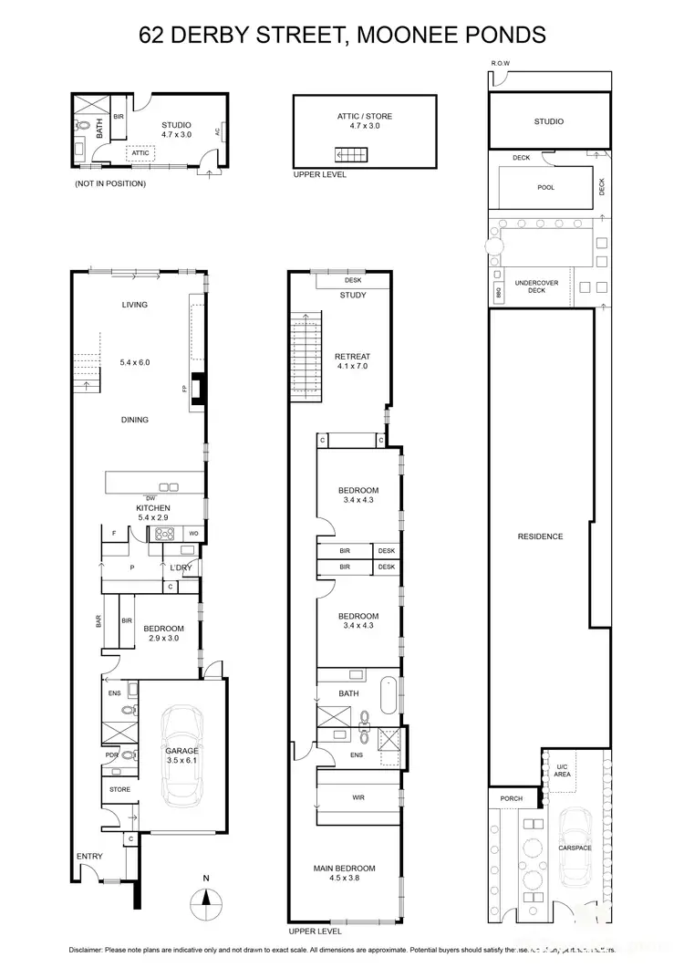 Floorplan of Homely house listing, 62 Derby Street, Moonee Ponds VIC 3039