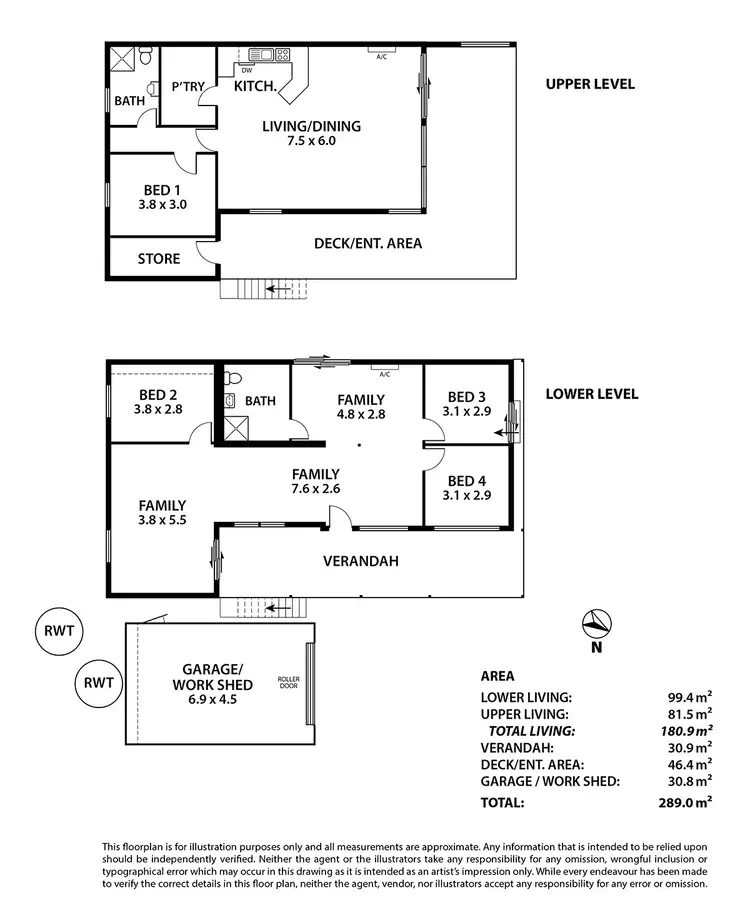 Floorplan of Homely house listing, 286 Kroehns Landing, Nildottie SA 5238