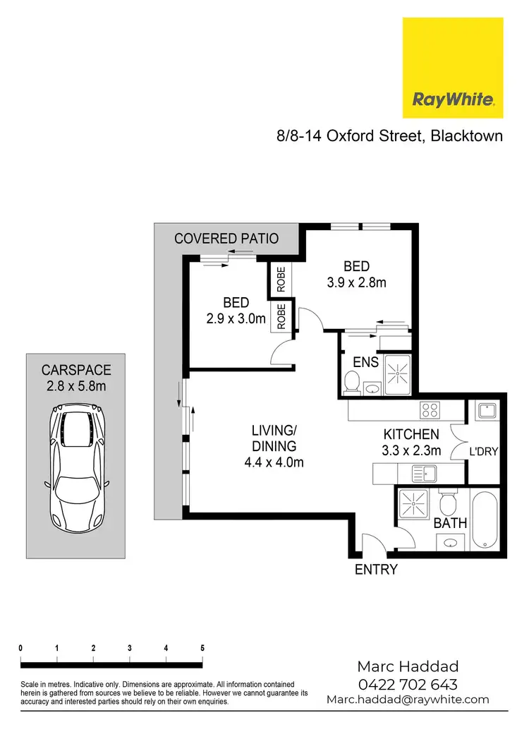 Floorplan of Homely apartment listing, 8/8-14 Oxford Street, Blacktown NSW 2148