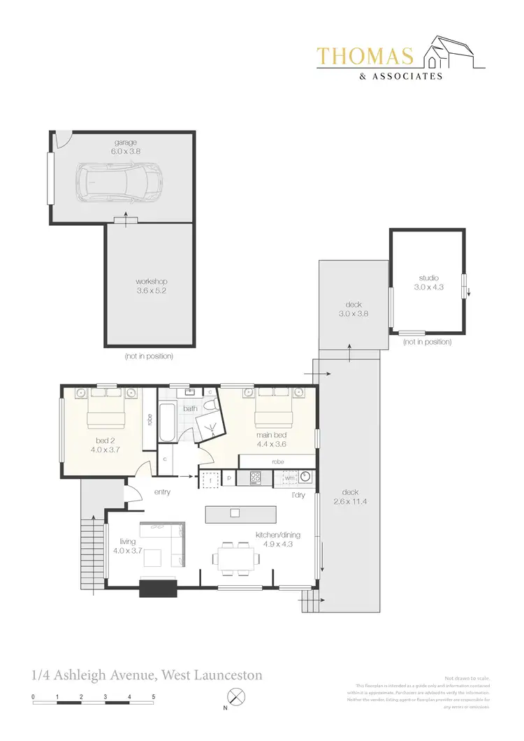 Floorplan of Homely house listing, 1/4 Ashleigh Avenue, West Launceston TAS 7250