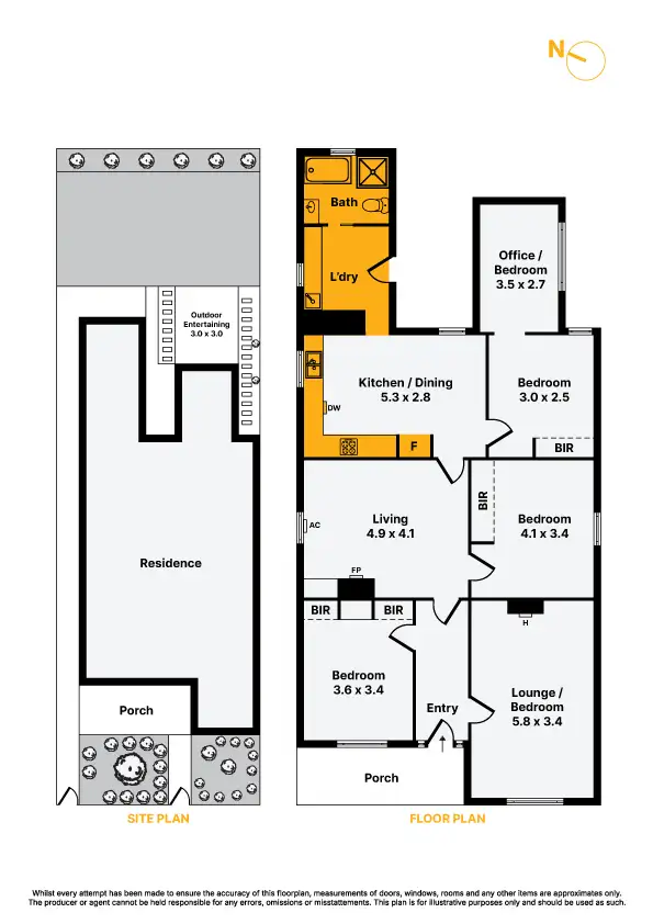 Floorplan of Homely house listing, 32 Power Street, Williamstown VIC 3016