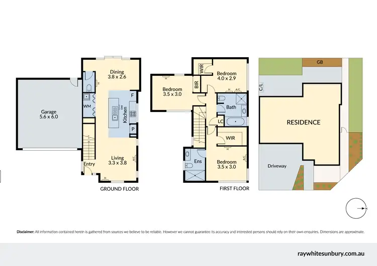 Floorplan of Homely townhouse listing, 15 Maroon Way, Diggers Rest VIC 3427
