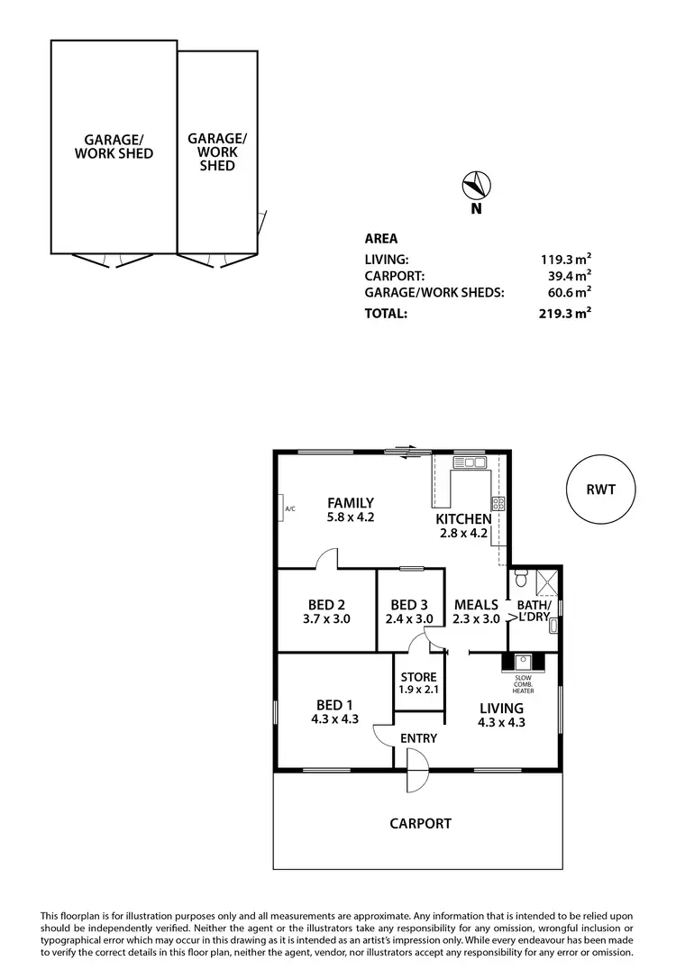 Floorplan of Homely house listing, 56 Sickerdick Street, Mannum SA 5238