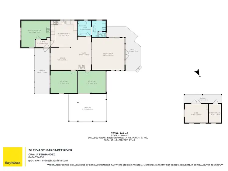 Floorplan of Homely house listing, 36 Elva Street, Margaret River WA 6285