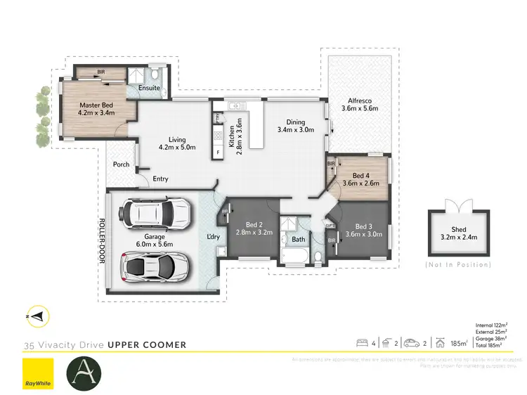 Floorplan of Homely house listing, 35 Vivacity Drive, Upper Coomera QLD 4209