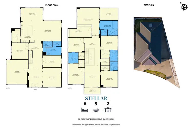 Floorplan of Homely house listing, 87 Park Orchard Drive, Pakenham VIC 3810