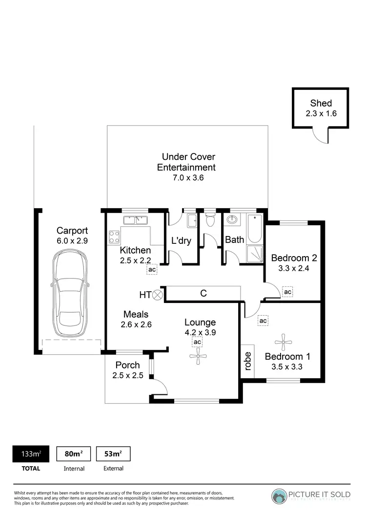 Floorplan of Homely unit listing, 3/14 Gretel Crescent, Paralowie SA 5108