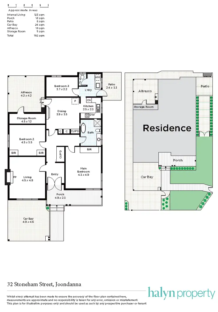 Floorplan of Homely house listing, 32 Stoneham Street, Joondanna WA 6060