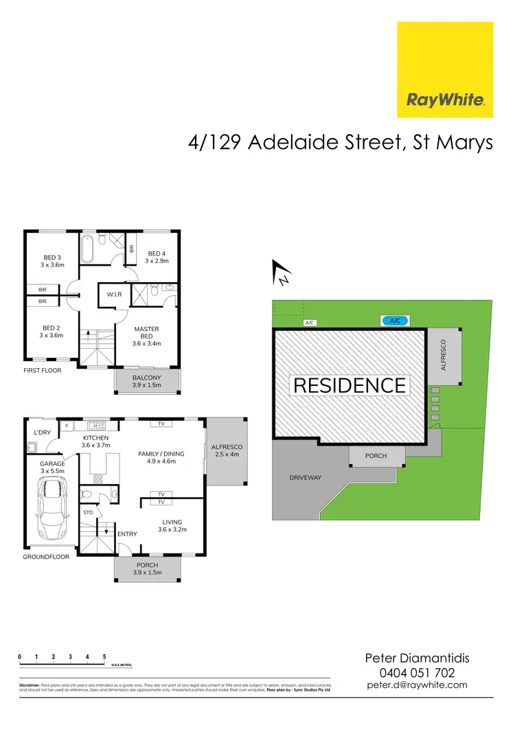 Floorplan of Homely townhouse listing, 4/129 Adelaide Street, St Marys NSW 2760