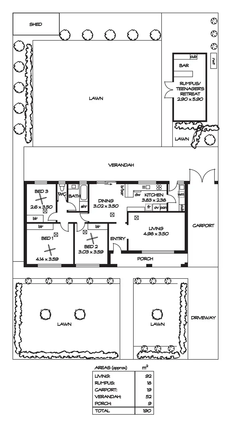 Floorplan of Homely house listing, 31 Wood Road, Paradise SA 5075
