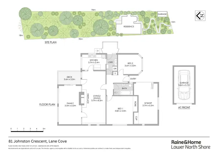 Floorplan of Homely house listing, 81 Johnston Crescent, Lane Cove NSW 2066
