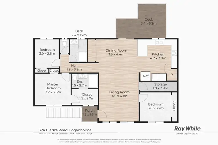 Floorplan of Homely house listing, 32A Clarks Road, Loganholme QLD 4129