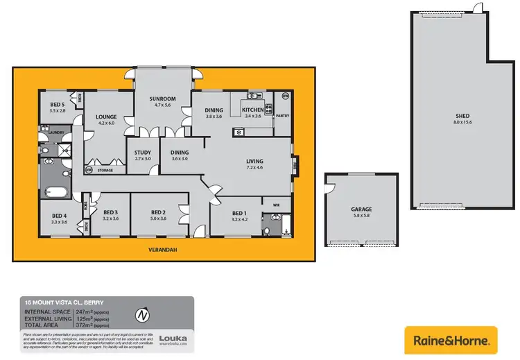 Floorplan of Homely house listing, 15 Mount Vista Close, Berry NSW 2535