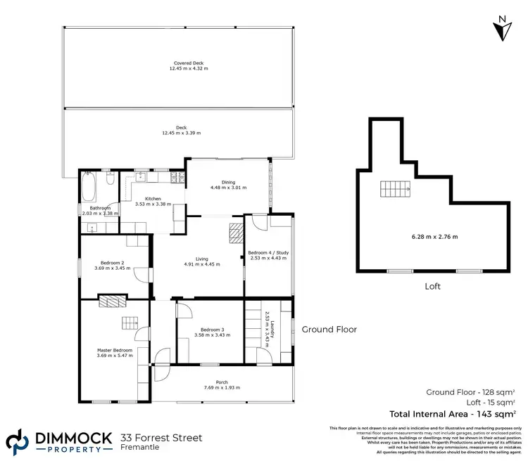 Floorplan of Homely house listing, 33 Forrest Street, Fremantle WA 6160