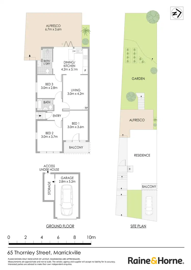 Floorplan of Homely house listing, 65 Thornley Street, Marrickville NSW 2204