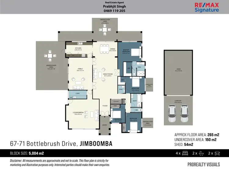 Floorplan of Homely house listing, 67-71 Bottlebrush Drive, Jimboomba QLD 4280