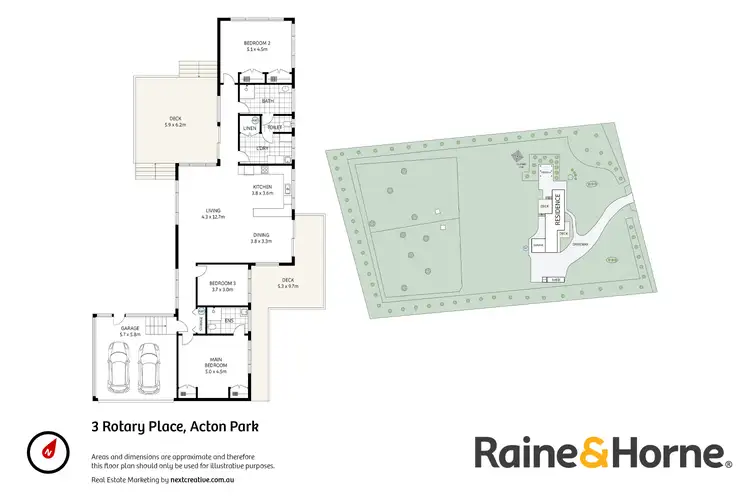 Floorplan of Homely house listing, 3 Rotary Place, Acton Park TAS 7170