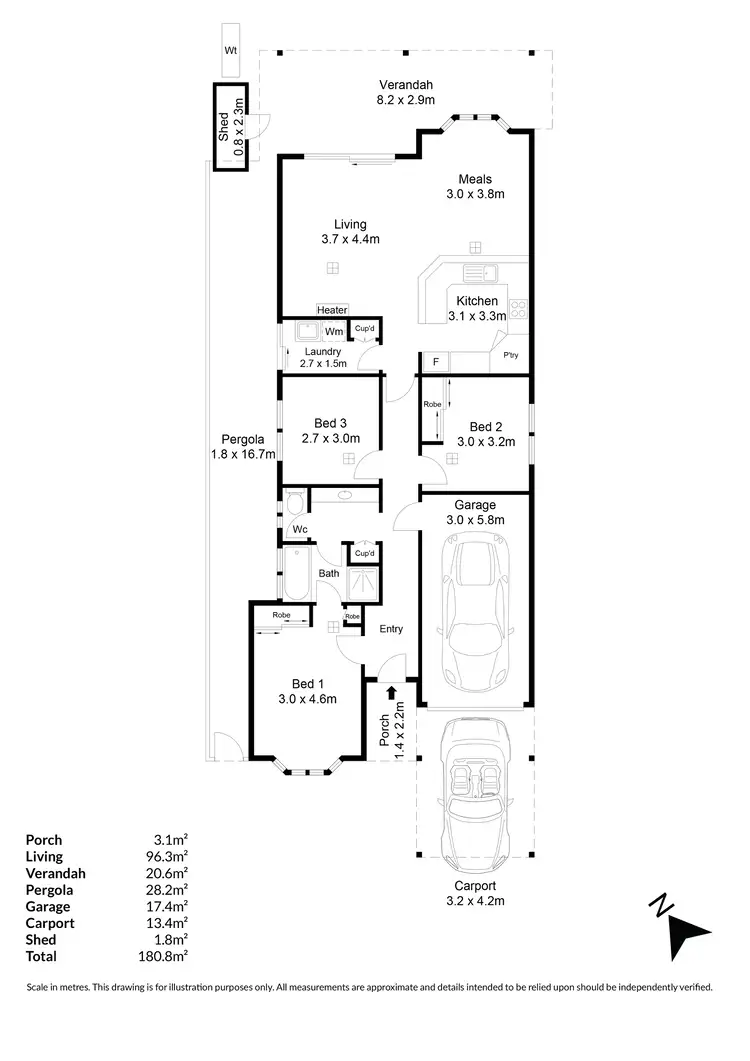Floorplan of Homely house listing, 46 Clayson Road, Salisbury East SA 5109