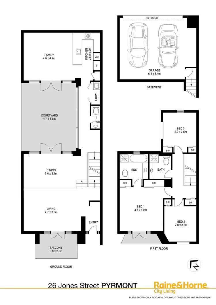Floorplan of Homely house listing, 26 Jones Street, Pyrmont NSW 2009