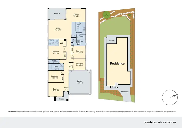 Floorplan of Homely house listing, 33 Beckview Crescent, Sunbury VIC 3429