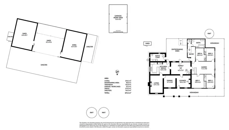 Floorplan of Homely house listing, 240 Kenton Valley Road, Gumeracha SA 5233