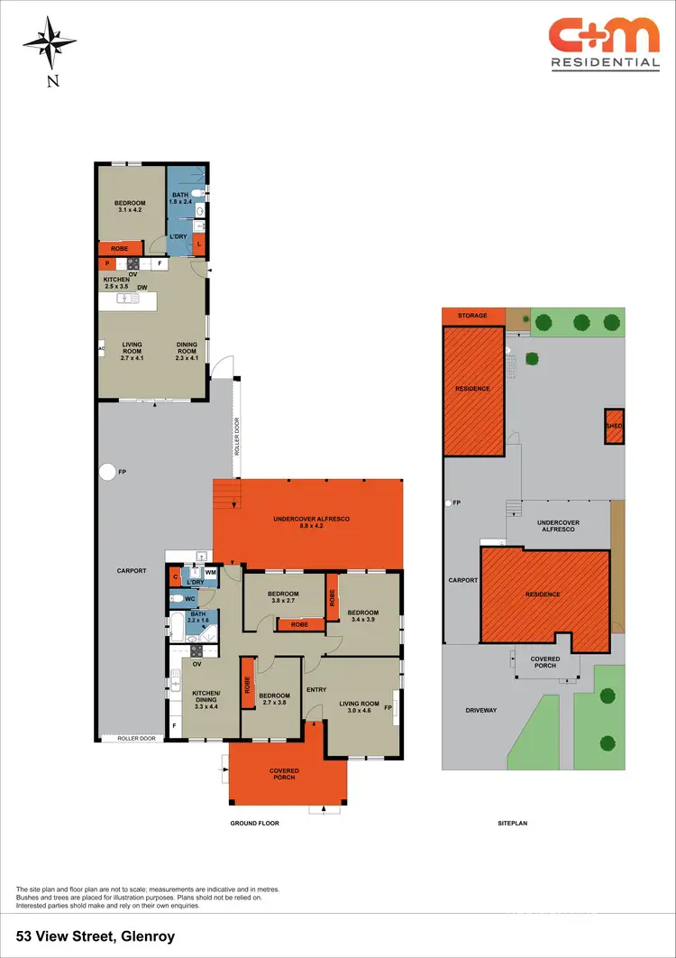 Floorplan of Homely house listing, 53 View Street, Glenroy VIC 3046