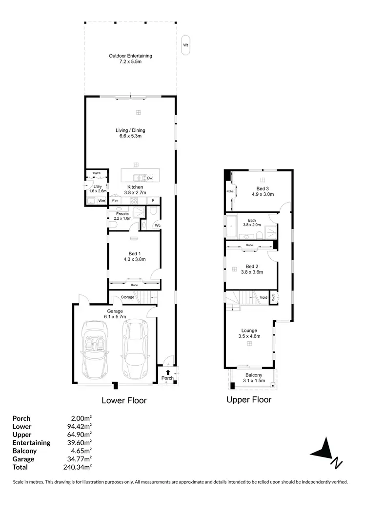 Floorplan of Homely house listing, 33B Wellington Street, Klemzig SA 5087