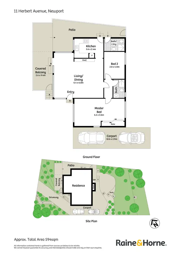 Floorplan of Homely house listing, 11 Herbert Avenue, Newport NSW 2106