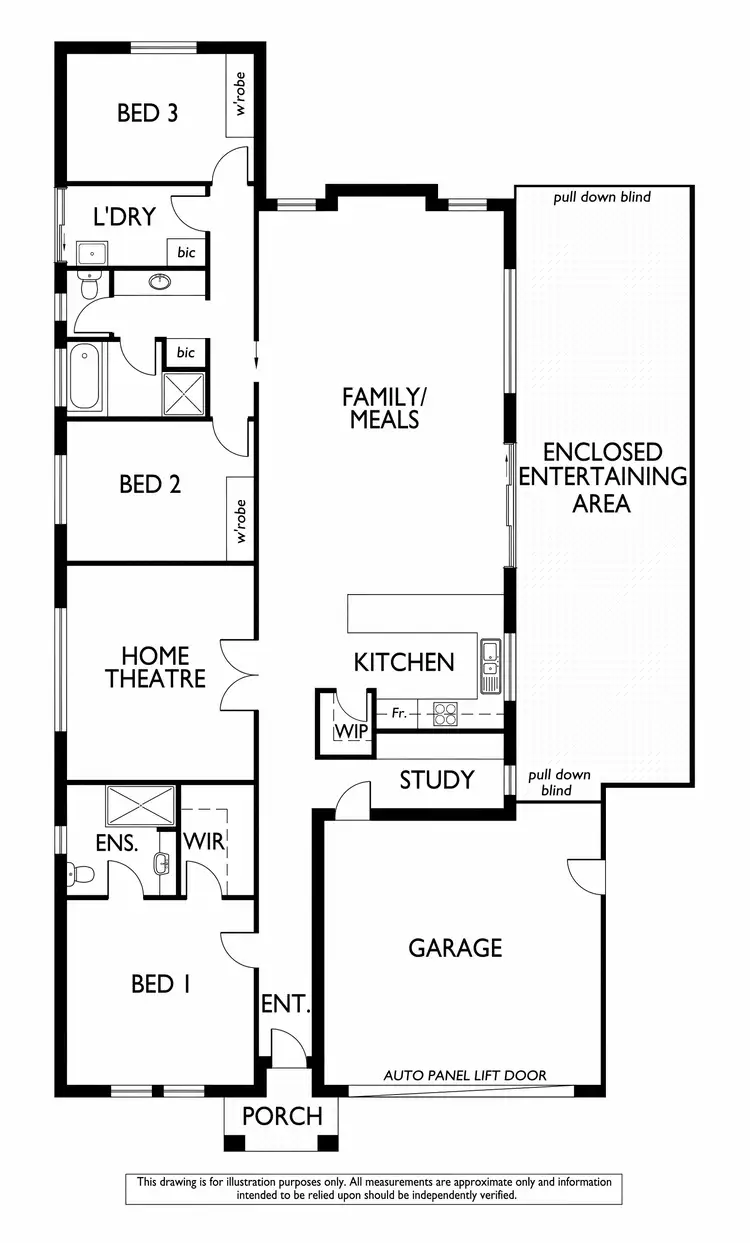 Floorplan of Homely house listing, 12 Semillon Circuit, Reynella SA 5161