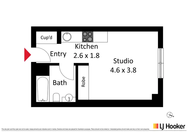 Floorplan of Homely apartment listing, 204/2 Akuna Street, City ACT 2601